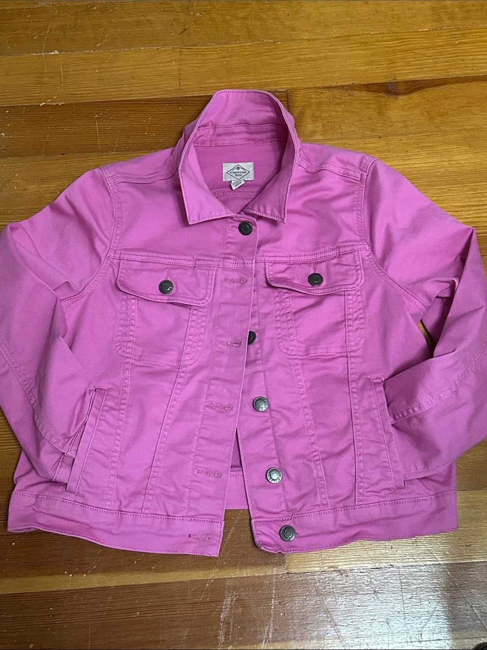 St. John's Bay Bright Pink Denim Jacket